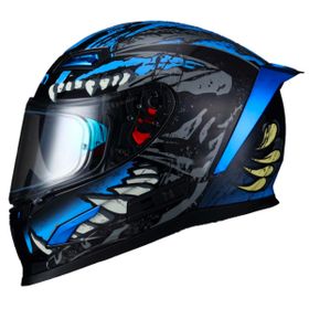 Sway 817 Blue Beast Full Face Mavi Motosiklet Kaskı
