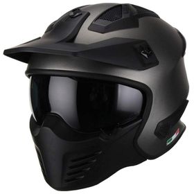 Sway SW 726X Tokyo Çene Açılır Siyah Motosiklet Kaskı