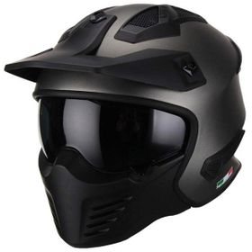 Sway SW 726X Tokyo Çene Açılır Siyah Motosiklet Kaskı