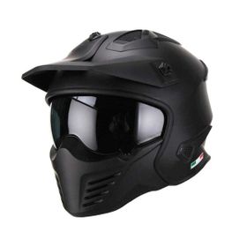 Sway SW 726X Tokyo Çene Açılır Siyah Motosiklet Kaskı