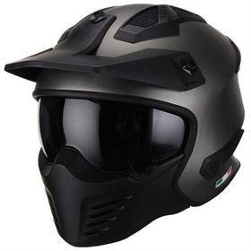 Sway SW 726X Tokyo Çene Açılır Siyah Motosiklet Kaskı
