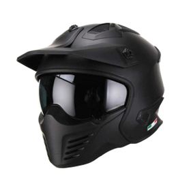 Sway SW 726X Tokyo Çene Açılır Siyah Motosiklet Kaskı