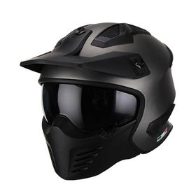 Sway SW 726X Tokyo Çene Açılır Siyah Motosiklet Kaskı