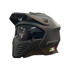 Sway SW 726X Tokyo Çene Açılır Siyah Motosiklet Kaskı