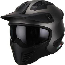 Sway SW 726X Tokyo Çene Açılır Siyah Motosiklet Kaskı