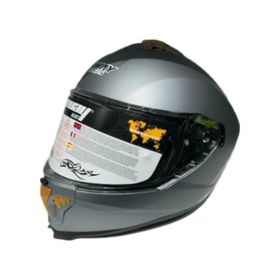 Sway SW-865 Mat Gri Güneş Gözlüklü Kask