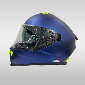 Sway SW-865 Mat Gri Yeşil Kask