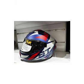 Sway SW-865 St Mavi Kırmızı Güneş Gözlüklü Kask