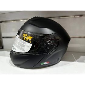 Sway SW-917 Mat Siyah Çene Açılır Güneş Gözlüklü Kask