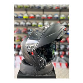 Sway SW-917 Mat Siyah Çene Açılır Güneş Gözlüklü Kask