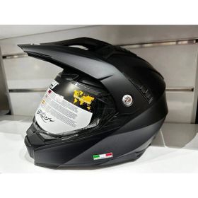 Sway SW-X60 Mat Siyah Camlı Güneş Gözlüklü Kask
