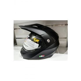 Sway SW-X60 Mat Siyah Camlı Güneş Gözlüklü Kask