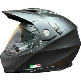 Sway SW-X60 Mat Siyah Camlı Güneş Gözlüklü Kask