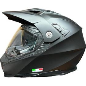 Sway SW-X60 Mat Siyah Camlı Güneş Gözlüklü Kask