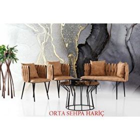 Sweet Home Sarmaşık Çay Seti 2+1+1 Koltuk Takımı