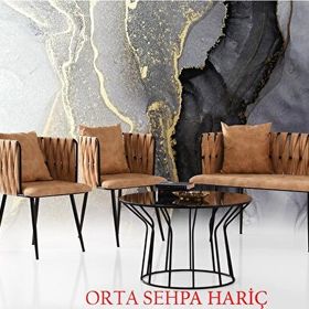 Sweet Home Sarmaşık Çay Seti 2+1+1 Koltuk Takımı