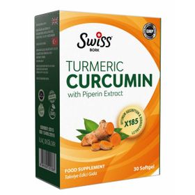 Swiss Bork Curcimin with Piperin 30 Kapsül