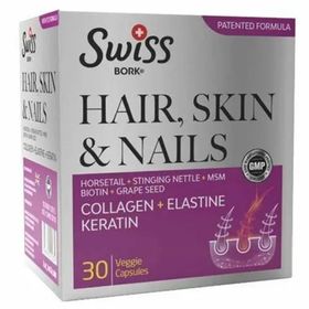 Swiss Bork Hair Skin Nails 30 Kapsül