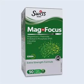 Swiss Bork Mag+Focus Magnesium L-Threonate 90 Kapsül