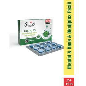 Swiss Bork Mentol Nane Okaliptus 24 Pastil