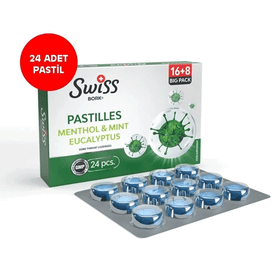 Swiss Bork Mentol Nane Okaliptus 24 Pastil