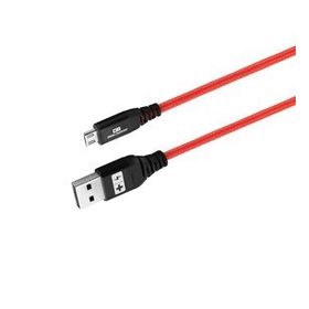 Swiss Charger Micro Usb 1 mt Örgü Kumaş Hızlı Şarj ve Data Kablosu