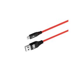 Swiss Charger Micro Usb 1 mt Örgü Kumaş Hızlı Şarj ve Data Kablosu