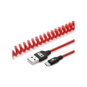 Swiss Charger SCC-10010 1.5 mt Spiral Micro Usb Şarj Ve Data Kablosu