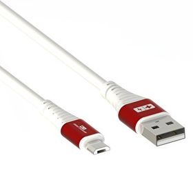 Swiss Charger SCC-10070 Mikro USB Kırmızı Beyaz Şarj Kablosu