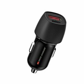 Swiss Charger SCH-50029 18 W Type-C Ve Usb 2 Çıkışlı Hızlı Araç Şarj