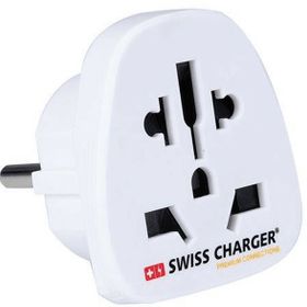 Swiss CHARGER SCP-20061 Beyaz Universal Seyahat Adaptörü