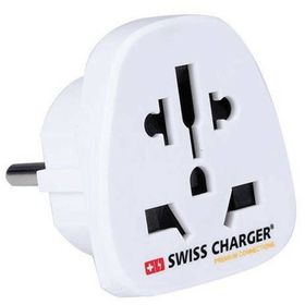 Swiss CHARGER SCP-20061 Beyaz Universal Seyahat Adaptörü
