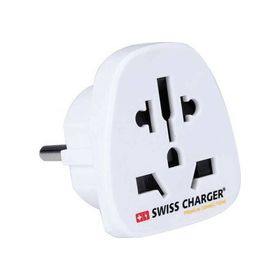 Swiss CHARGER SCP-20061 Beyaz Universal Seyahat Adaptörü