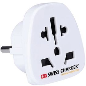 Swiss CHARGER SCP-20061 Beyaz Universal Seyahat Adaptörü