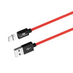 Swiss Charger Type-C Manyetik Uçlu 1.5 mt Örgü Kumaş Şarj ve Data Kablosu