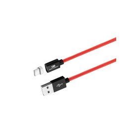 Swiss Charger Type-C Manyetik Uçlu 1.5 mt Örgü Kumaş Şarj ve Data Kablosu