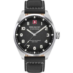 Swiss Military SMWGA0001501 Siyah Deri Erkek Kol Saati