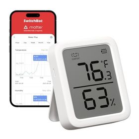SwitchBot Meter Plus Akıllı Kablosuz Dijital Termometre