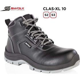 Swolx Clas-XL 10 S2 Siyah İş Ayakkabısı