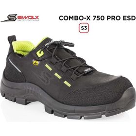 Swolx Combo X Pro ESD 750 S3 Siyah İş Ayakkabısı