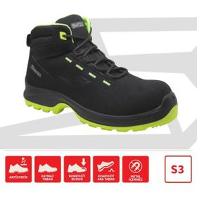 Swolx COMBO XL 100 S3 Siyah Erkek İş Ayakkabısı