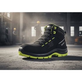 Swolx COMBO XL 100 S3 Siyah Fosforlu Yeşil Erkek İş Botu