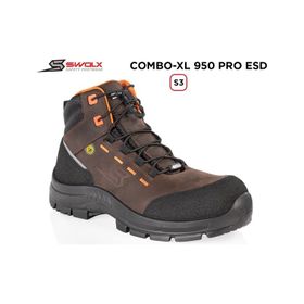 Swolx Combo-Xl Pro Esd 950 S3 Siyah İş Ayakkabısı