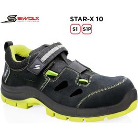 Swolx Star-X 10 S1 Siyah İş Ayakkabısı