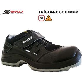 Swolx Trigon-X 60 S1 Elektrikçi Siyah İş Ayakkabısı