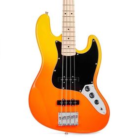 SX SBM1 Burning Fire Bass Gitar