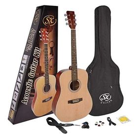 SX SD204K 4/4 Natural Akustik Gitar