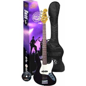 SX SJB62+/5/BK Siyah Bass Gitar
