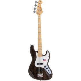 SX SJB75/TBK Trans Black Bass Gitar