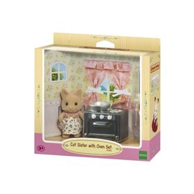 Sylvanian Families 5140 Kedi Kız Kardeş ve Fırın